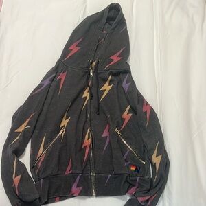 Aviator nation zip up sweatshirt